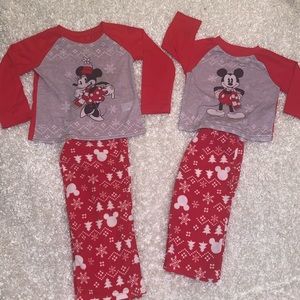 Brother and sister Disney pajamas